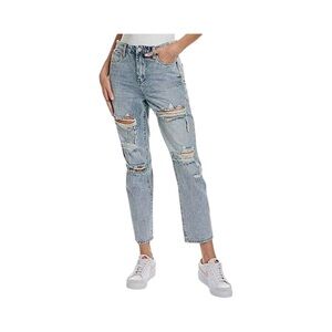 Blank NYC Madison Crop High Rise Distressed Jean - Late Night Out NWT Size 27